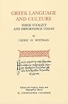 Greek language and culture - Their vitality and importance today