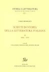 Scritti di storia della letteratura italiana. 4. Recensioni e altri scritti