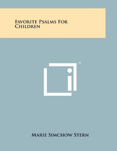 Favorite Psalms for Children
