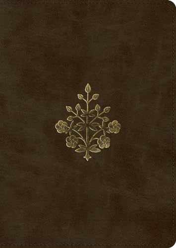 ESV Study Bible, Large Print (TruTone, Olive, Branch Design)