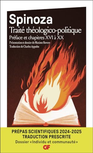 Traité théologico-politique - Prépas scientifiques 2025 - Préface et chapitres XVI à XX